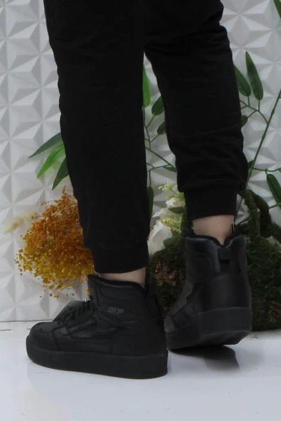 M.P 242-2057 Siyah Rahat Orijinal Ürün Bilekli Kadın Spor Ayakkabı - Resim 4