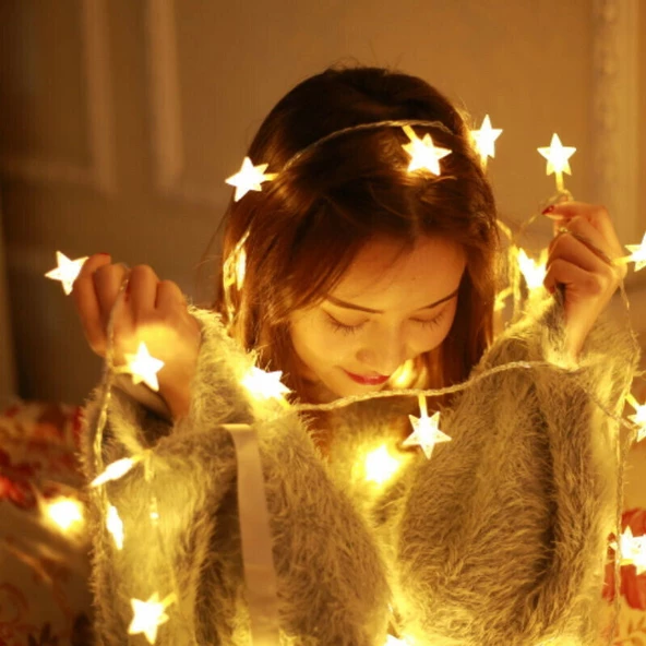 VIP GÜN IŞIĞI YILDIZ LED IŞIK YILDIZ NOEL YILBAŞI AĞACI IŞIĞI GÜN IŞIĞI LED IŞIK 220 VOLT EKLEMELİ - Resim 4