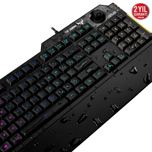 ASUS TUF GAMING K1 USB Q Trk Mekanik Hisli Siyah Gaming Klavye - 4