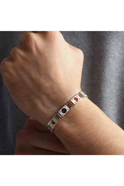 King Royal Charm Altın Bileklik ürün görseli 1