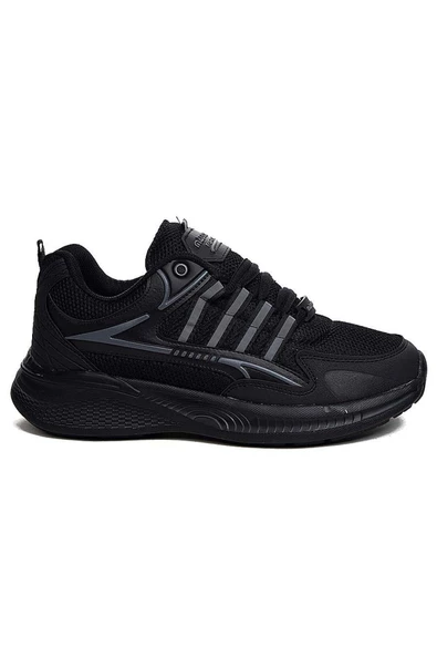 Mergenshoes Mlc Siyah Fileli Rahat İç Taban Erkek Spor Ayakkabı - 4