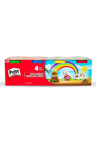 Pritt 4 Renk 100 gr X 4 Oyun Hamuru