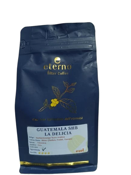 ETERNO FİLTRE KAHVE GUATEMALA SHB LA DELİCİA (ORTA) 250 G