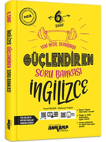 Ankara Yayıncılık 6.sınıf Güçlendiren Ingilizce Soru Bankası