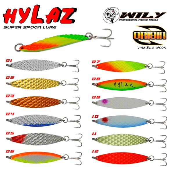 Wily Hylaz Turna Kaşık 28 Gr 95 Mm - Hologramlı  02 - 2