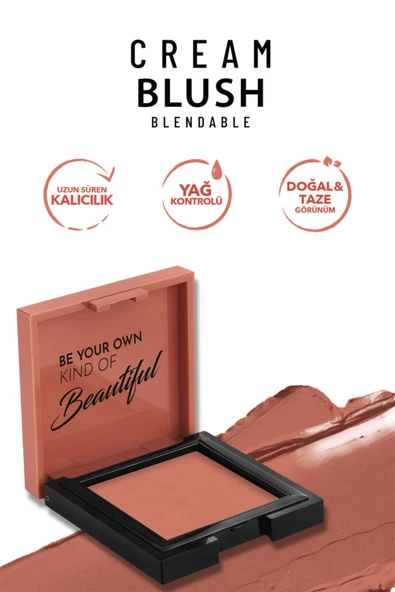 Cream Blush - Krem Allık 42 Rosery - 3