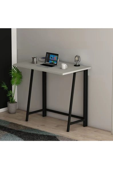 Sonata Katlanır Pratik Çalışma Masası Bilgisayar Masası Çizim Masası Sis Gri