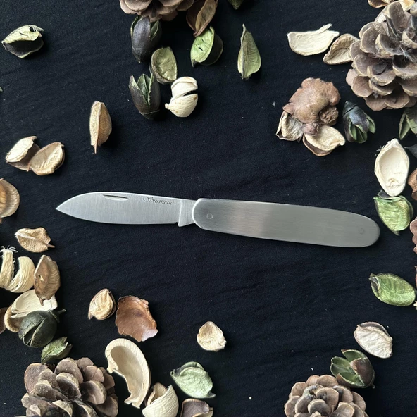 Sürmene El Yapımı Krom Saplı Çelik çakı SRMN9002 ürün görseli