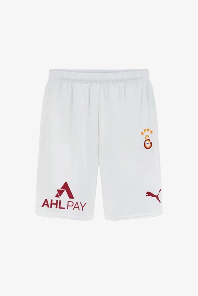 Puma Galatasaray S.K 2425 İç Saha Erkek Beyaz Futbol Şortu 77967402