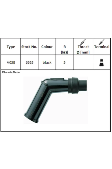 NGK Buji Başlığı - V05E