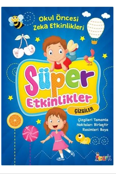 Ema Çocuk Süper Etkinlikler Kitabı Çizgiler