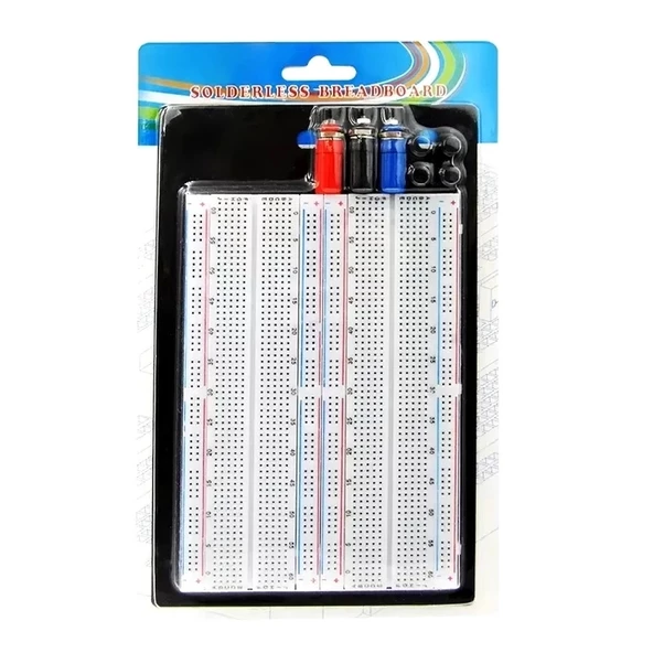 SYB-1660 İkili Bread Board 1660 Nokta Elektronik Prototip Devre - Resim 5