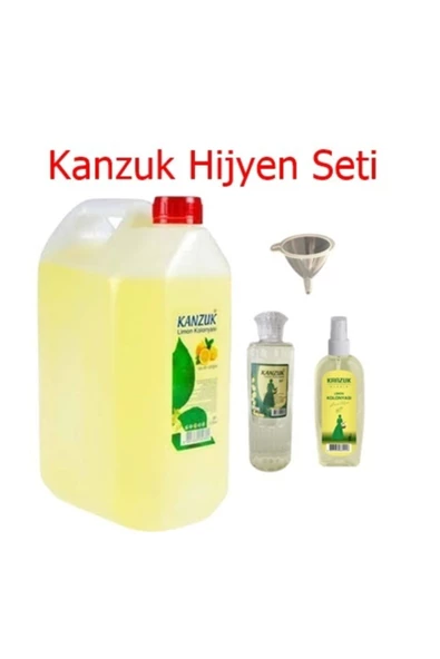 Kolonya 5 Litre 80 Derece Limon Kolonyası Avantaj Seti 200 ml 170 ml Sprey Huni - 5