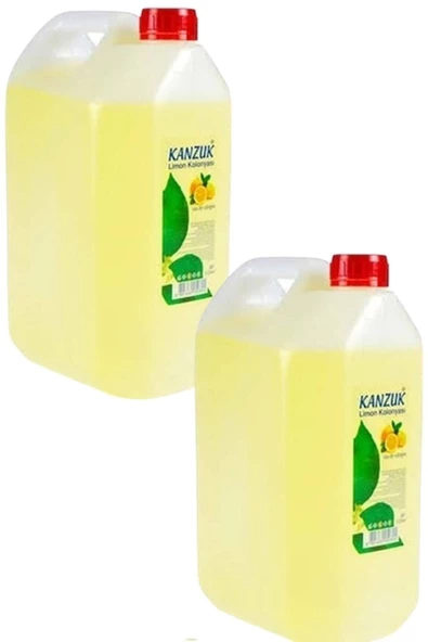 Kolonya 80 Derece Limon Kolonyası 2 Adet 5 Litrelik Bidon Kolonya