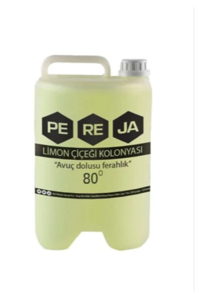 Limon Çiçeği Kolonyası 5 L Plastik Ambalaj+huni