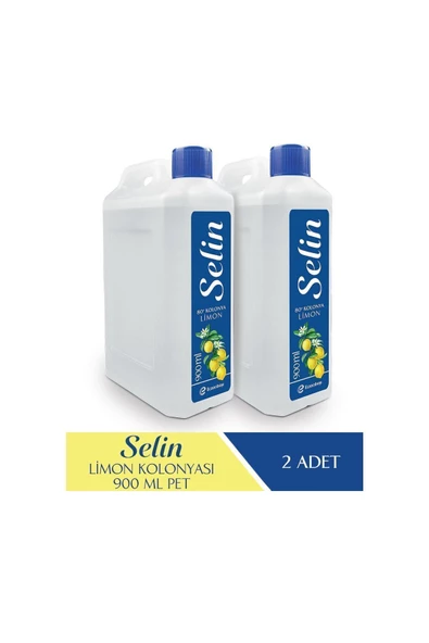 Limon Kolonyası 900 ml Bidon 2'li Set