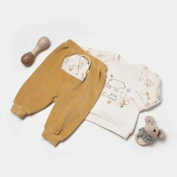 Bibaby Wild Forest 2'li Bebek Takım 59811 - 3