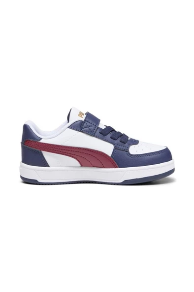 Puma Caven 2.0 AC+PS 393839 03 Erkek Çocuk Sneaker Ayakkabı Beyaz Laci Bordo 28-35 - 3
