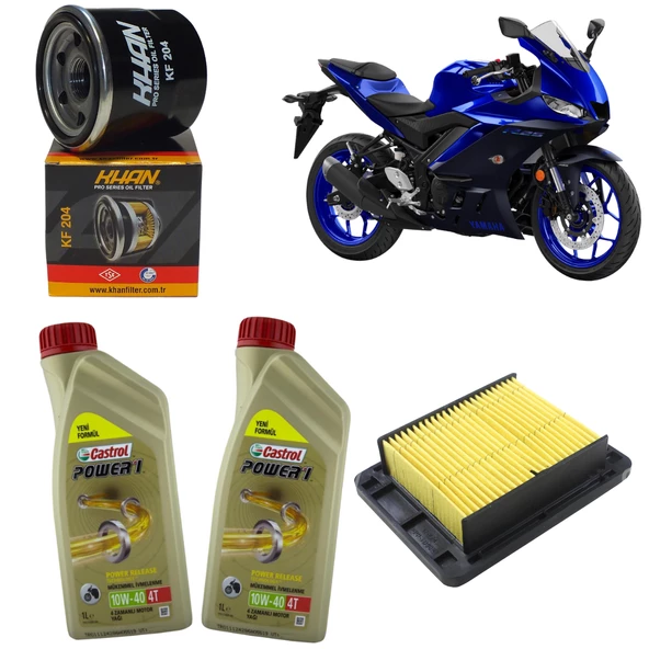 Yamaha YZF R25 Castrol Bakım Seti ürün görseli