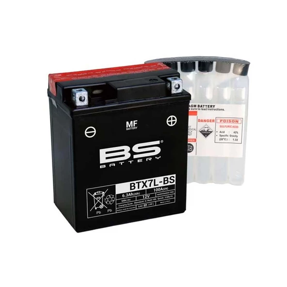 Honda Spacy 110 Akü BS Batery ürün görseli