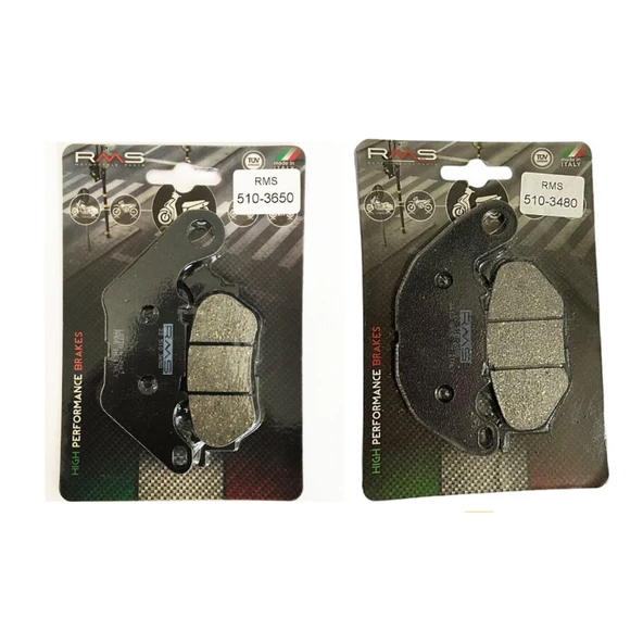 Yamaha YZF R25 Ön Arka Fren Balatası RMS Takım ürün görseli