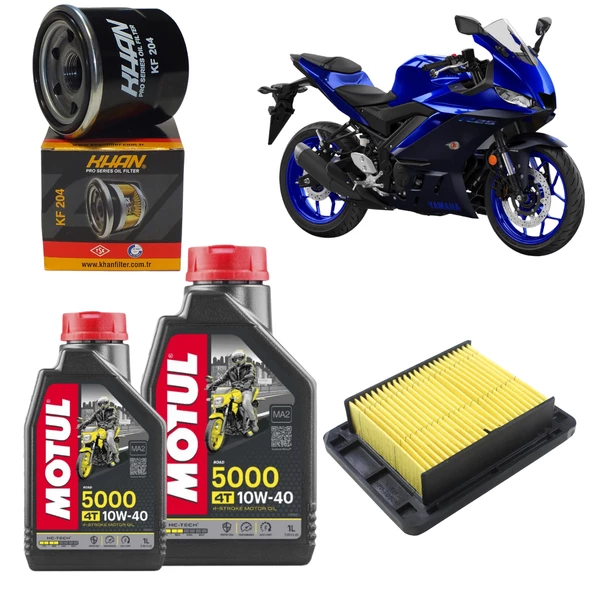 Yamaha YZF R25 Motul 5000 Bakım Seti