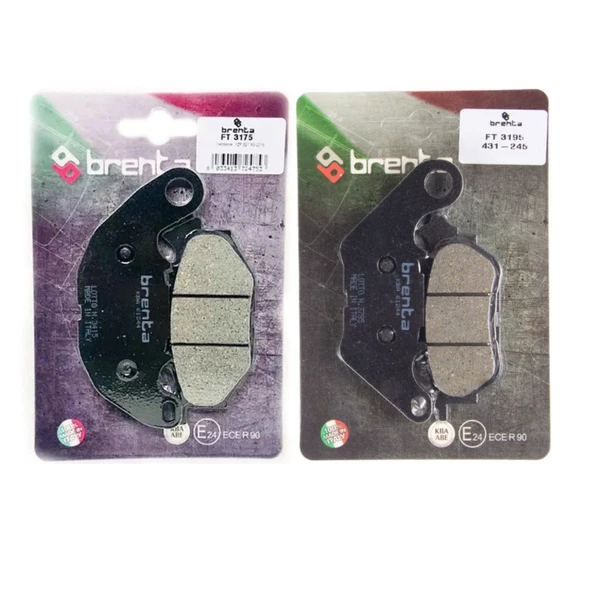 Yamaha YZF R25 Ön Arka Fren Balatası Brenta Takım ürün görseli