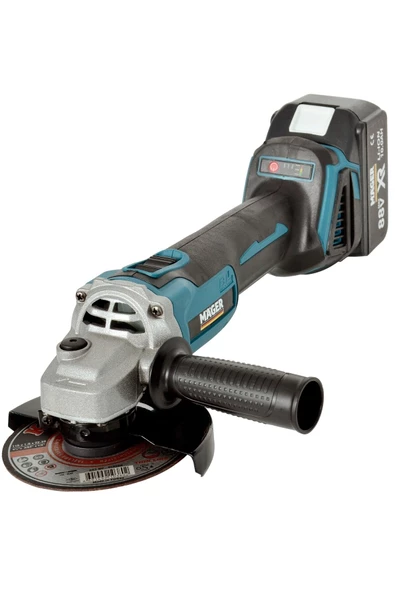 Mager 88 Wat 10 Ah Kömürsüz Motor Çift Akülü Taşlama Spiral Makinası - Resim 2