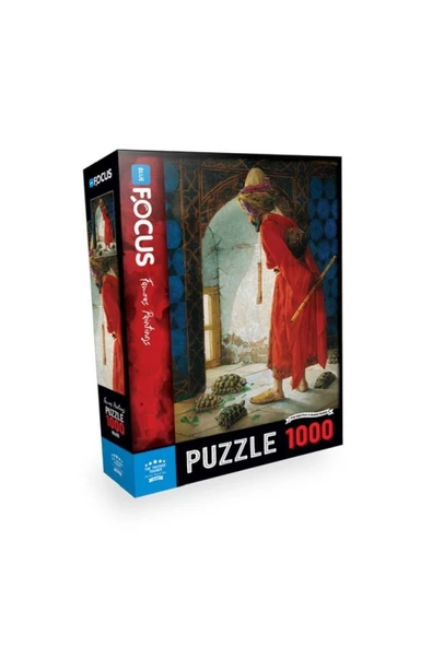 Blue Focus 1000 Parça Puzzle Kaplumbağa Terbiyecisi