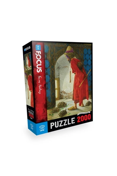 Blue Focus The Tortoise Trainer (Kaplumbağa Terbiyecisi) - Puzzle 2000 Parça  (4022)