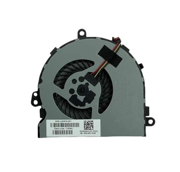 Hp 15-da1016ne Notebook Fan 4 Pin