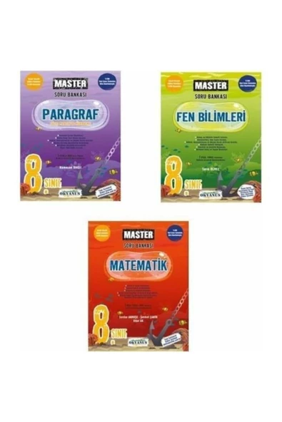 Okyanus 8.sınıf Master Set (mat-fen-paragraf)
