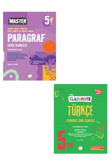 5. Sınıf Classmate Türkçe Etkinlikli Soru Bankası Ve Master Paragraf Seti Maarif Modele Uygun