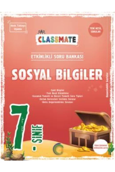 7. Sınıf Classmate Sosyal Bilgiler Soru Bankası