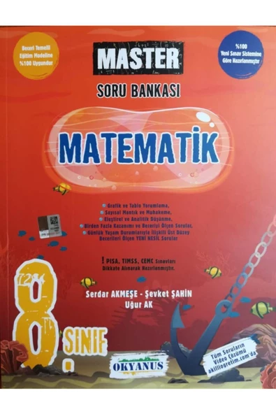 8.sınıf Lgs Master Matematik Soru Bankası - 2021 Lgs Kitapları