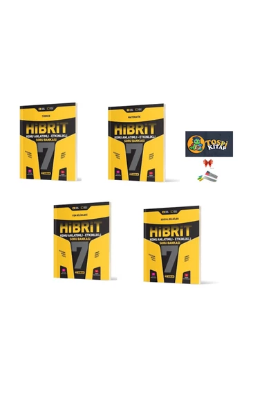 7. SINIF HİBRİT FEN BİLİMLERİ + MATEMATİK + TÜRKÇE + SOSYAL BİLGİLER SORU BANKASI