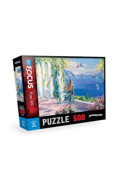 500 Parça - Lonely Girl Yalnız Kız Blue Focus Games