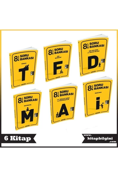 8. Sınıf Lgs Soru Bankası Kazandıran Set (6 Kitap) 2021