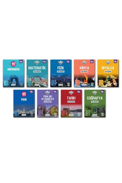Okyanus 10 Sınıf Soru Bankası Full Set Tüm Dersler 9 Kitap 2022