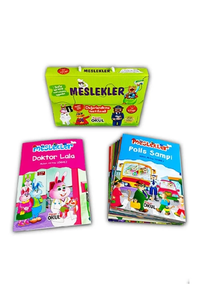 Meslekler Hayat Okulu Hikaye Kitabı 1. Sınıflar Için 10 Kitap