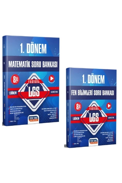 Yeni Tarz Yayınları 8. Sınıf Lgs Matematik Ve Fen Bilimleri 1. Dönem Soru Bankası Özel Baskı Seti