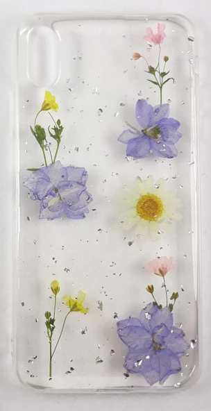 İphone XS Max Kılıf Karışık Çiçekli Silikon ürün görseli