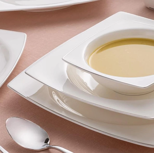 Emsan Karmen Platin 60 Parça Yemek Takımı - 2