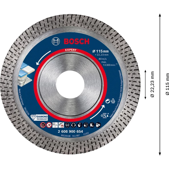 Bosch EXP ELMAS KESME DİSKİ BFHaCrea 115*22,23 MM