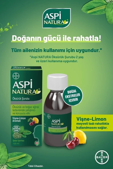 ASPINATURA OKSURUK SURUP 120 ML - Resim 3