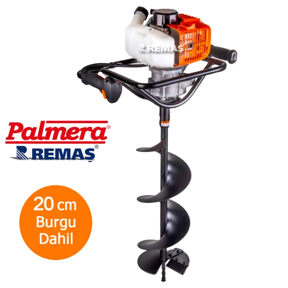 Palmera ZLAG520B5 EUR5 20 CM Benzinli Motorlu Toprak Burgu Makinası