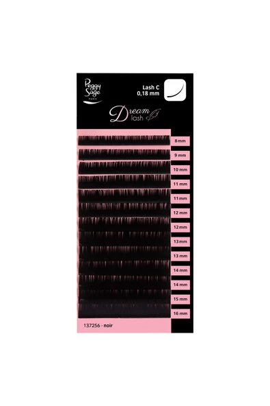 peggy sage Takma Kirpik- C 0.18- 8-9-10-11-12-13-14-15-16 mm - Resim 2