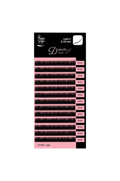 peggy sage Takma Kirpik-C 0.18 - Tek boyut 9mm - Resim 2