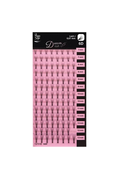 peggy sage Rus hacimli takma kirpikler 6D-J 0.07 / 7-8-9-10-11-12-13 ürün görseli 1