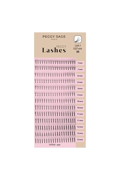 peggy sage Takma Kirpik-3D-J 0.07 / 7-8-9-10-11-12-13mm ürün görseli 1